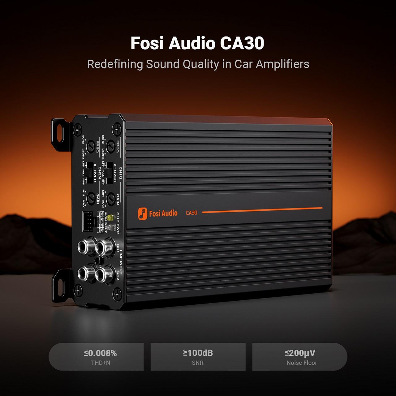 Fosi Audio CA30 4チャンネル クラスDアンプ 本体 Fosi Audio CA30 4-Channel Class D Amplifier